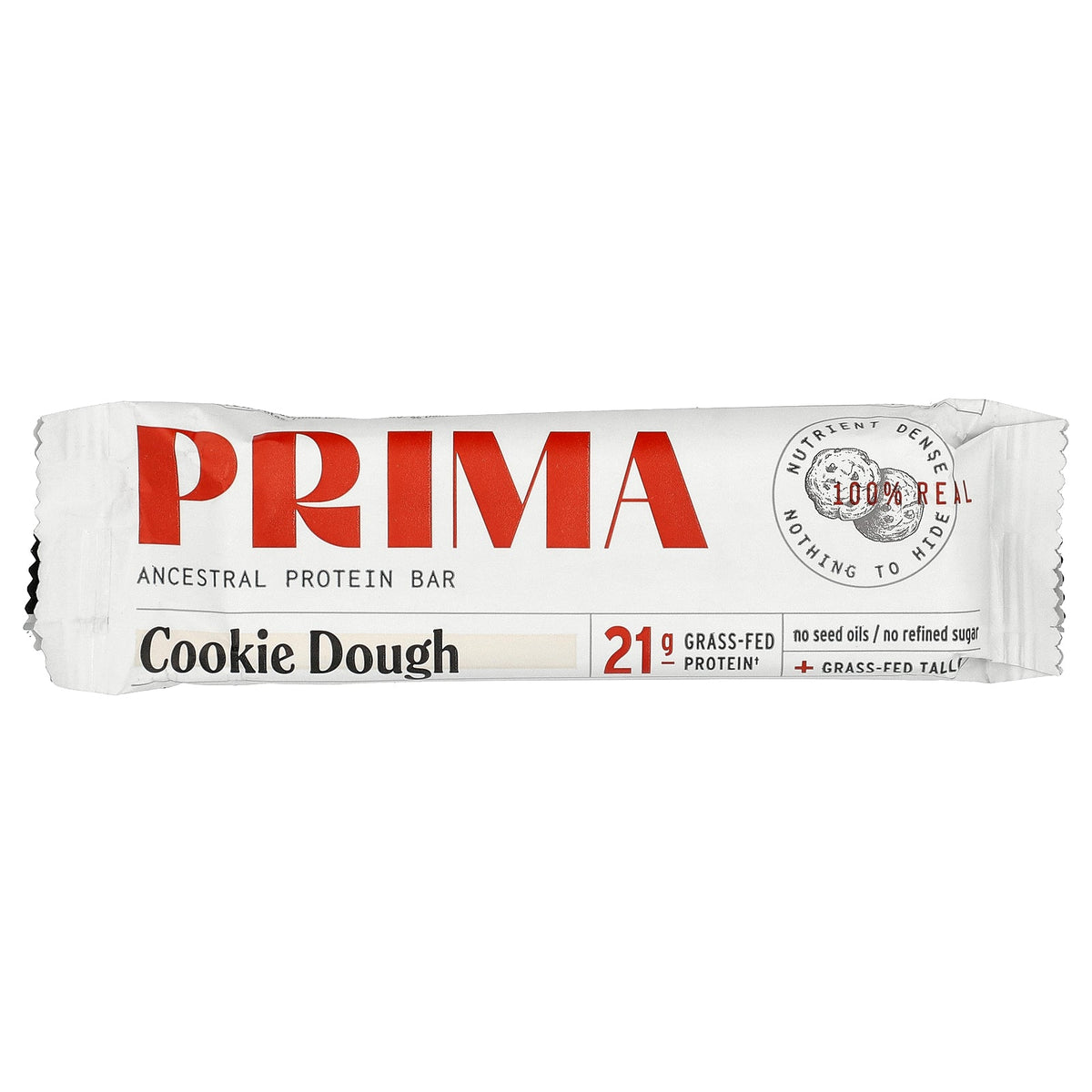 Prima, Ancestral Protein Bar, Cookie Dough, 7 Bars, 2 oz (57 g) Each