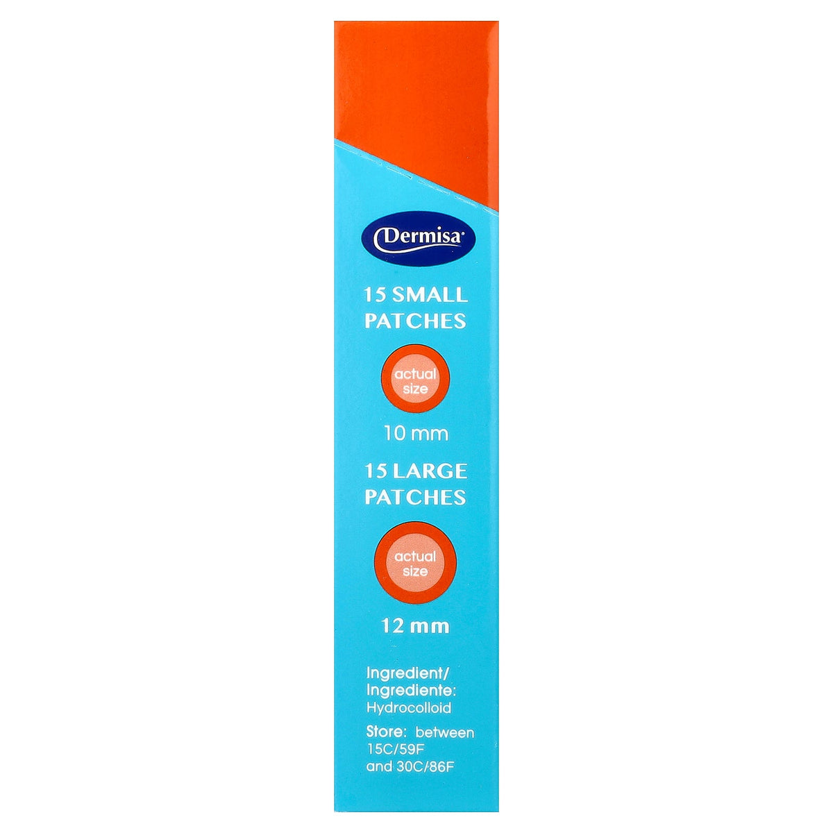 Dermisa, Spot Patches, For All Skin Types, 30 Clear Single-Use Hydrocolloid Patches