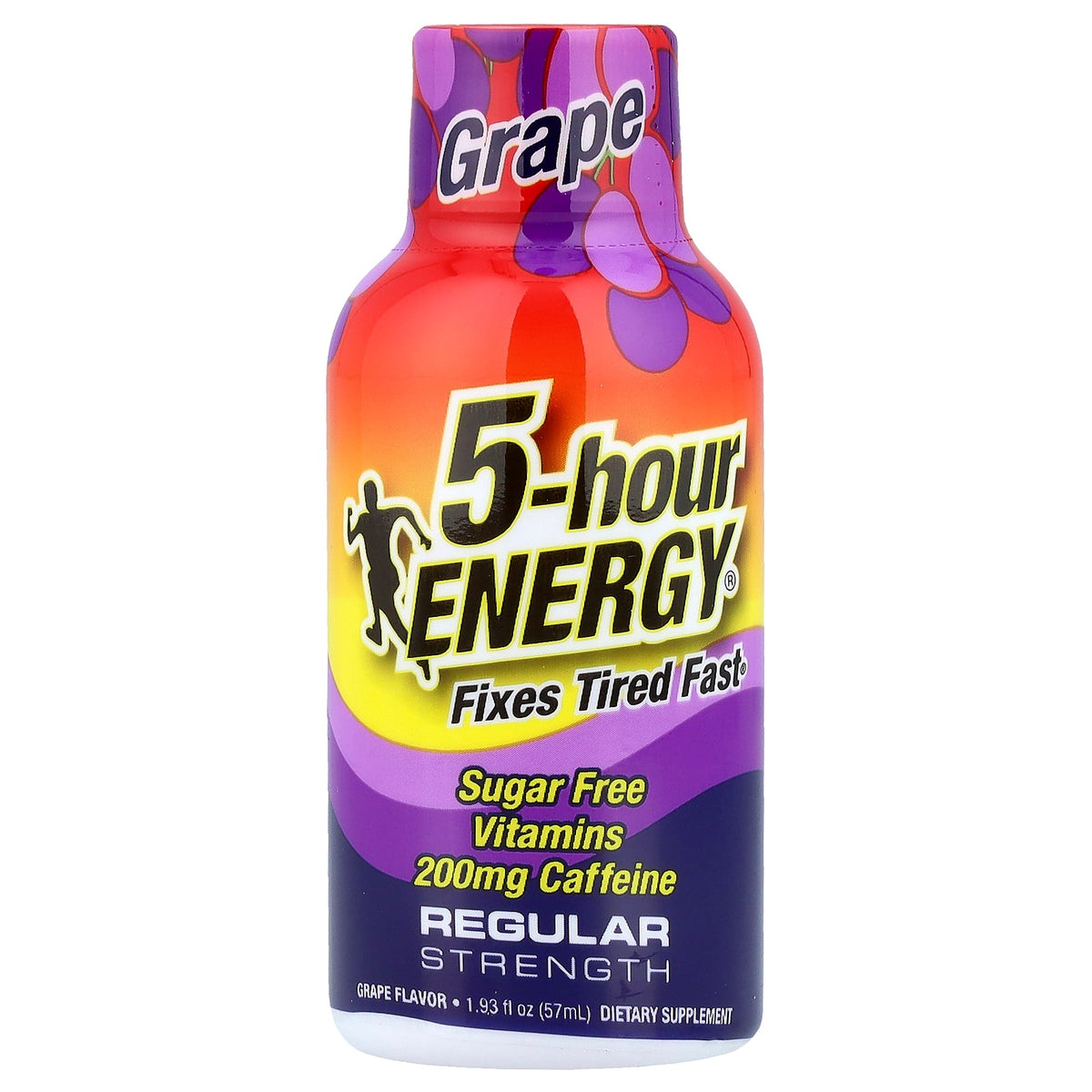 5 hour Energy, Regular, Grape, 12 Bottles, 1.93 fl oz (57 ml) Each