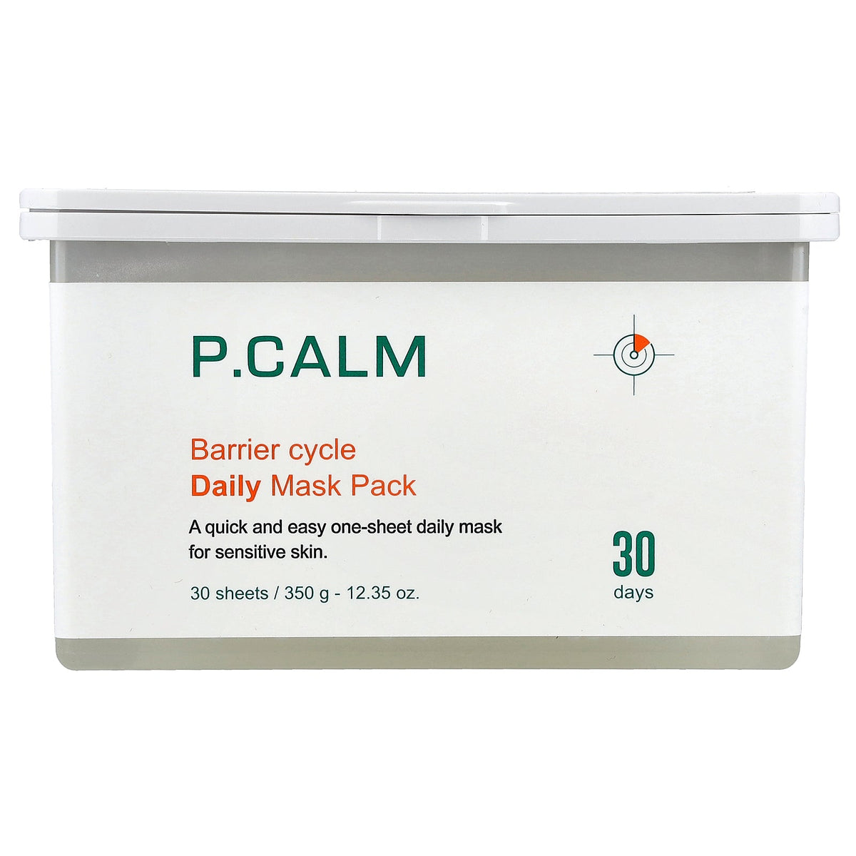 P.CALM, Barrier Cycle Daily Beauty Mask Pack , 30 Sheets, 12.35 oz (350 g)