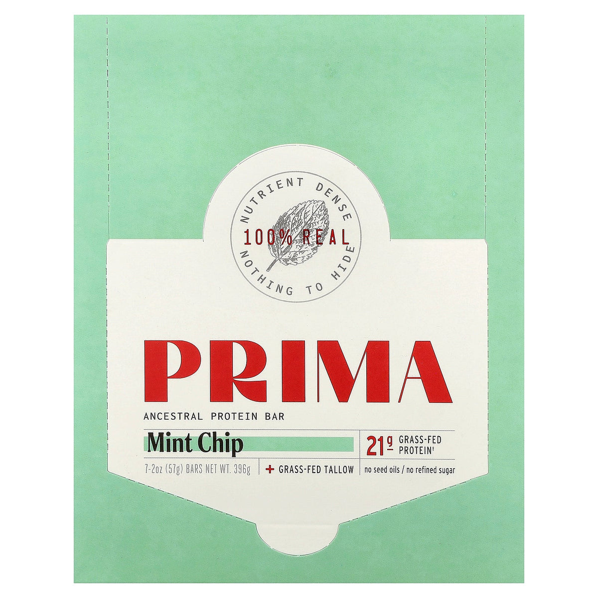 Prima, Ancestral Protein Bar, Mint Chip, 7 Bars, 2 oz (57 g) Each