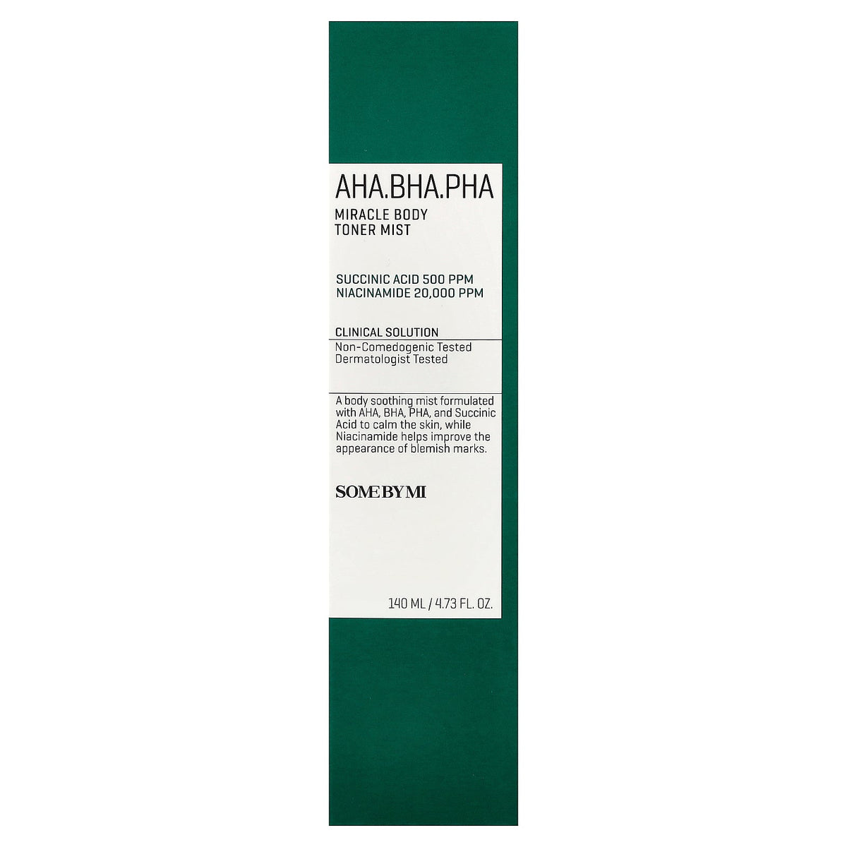 SOME BY MI, AHA. BHA. PHA Miracle Body Toner Mist, 4.73 fl oz (140 ml)