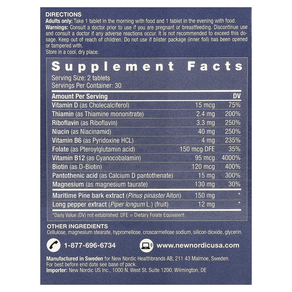 New Nordic, Magic Magnesium™ Taurate, 60 Tablets