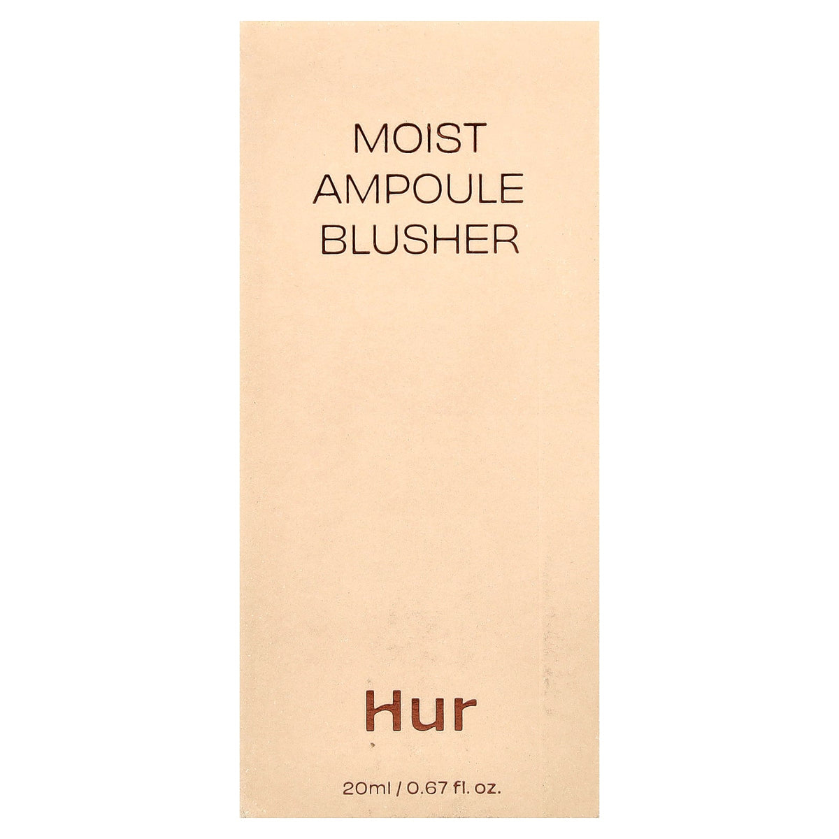 House of Hur, Moist Ampoule Blusher, 05 Peach Coral, 0.67 fl oz (20 ml)