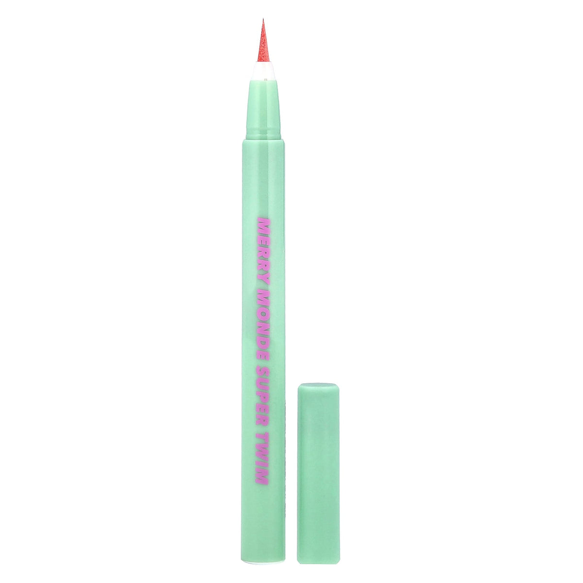 Merrymonde, Super Twim Pen Eyeliner, 04 Salmon Pink, 0.02 fl oz (0.5 ml)