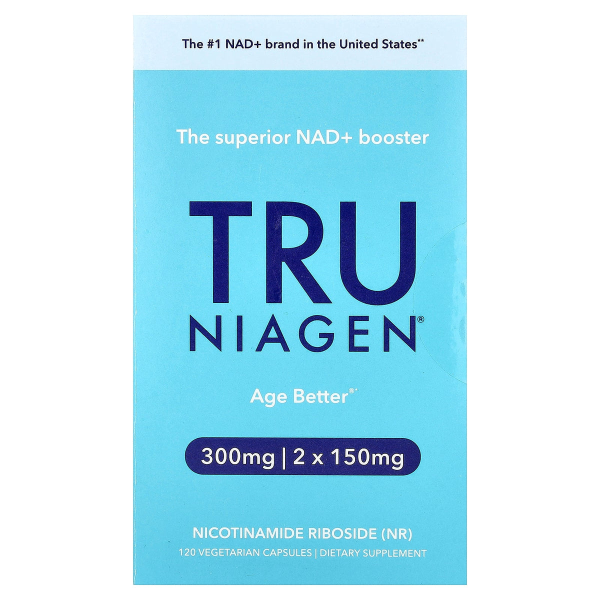Tru Niagen, Age Better®, 120 Vegetarian Capsules (150 mg per Capsule)