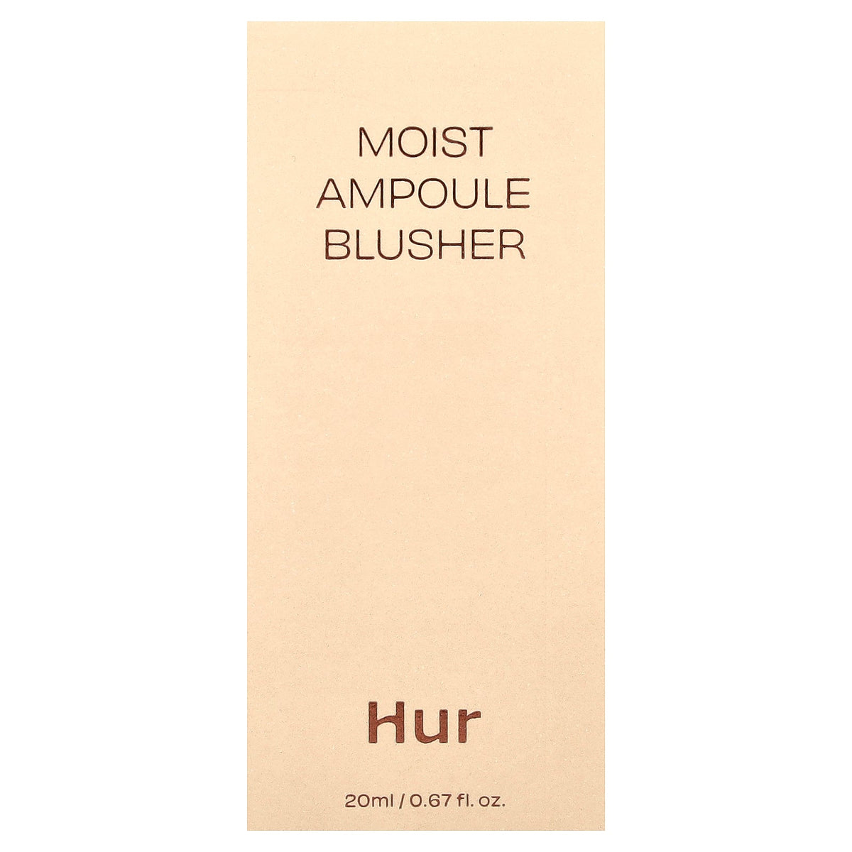 House of Hur, Moist Ampoule Blusher, 02 Deep Plum, 0.67 fl oz (20 ml)