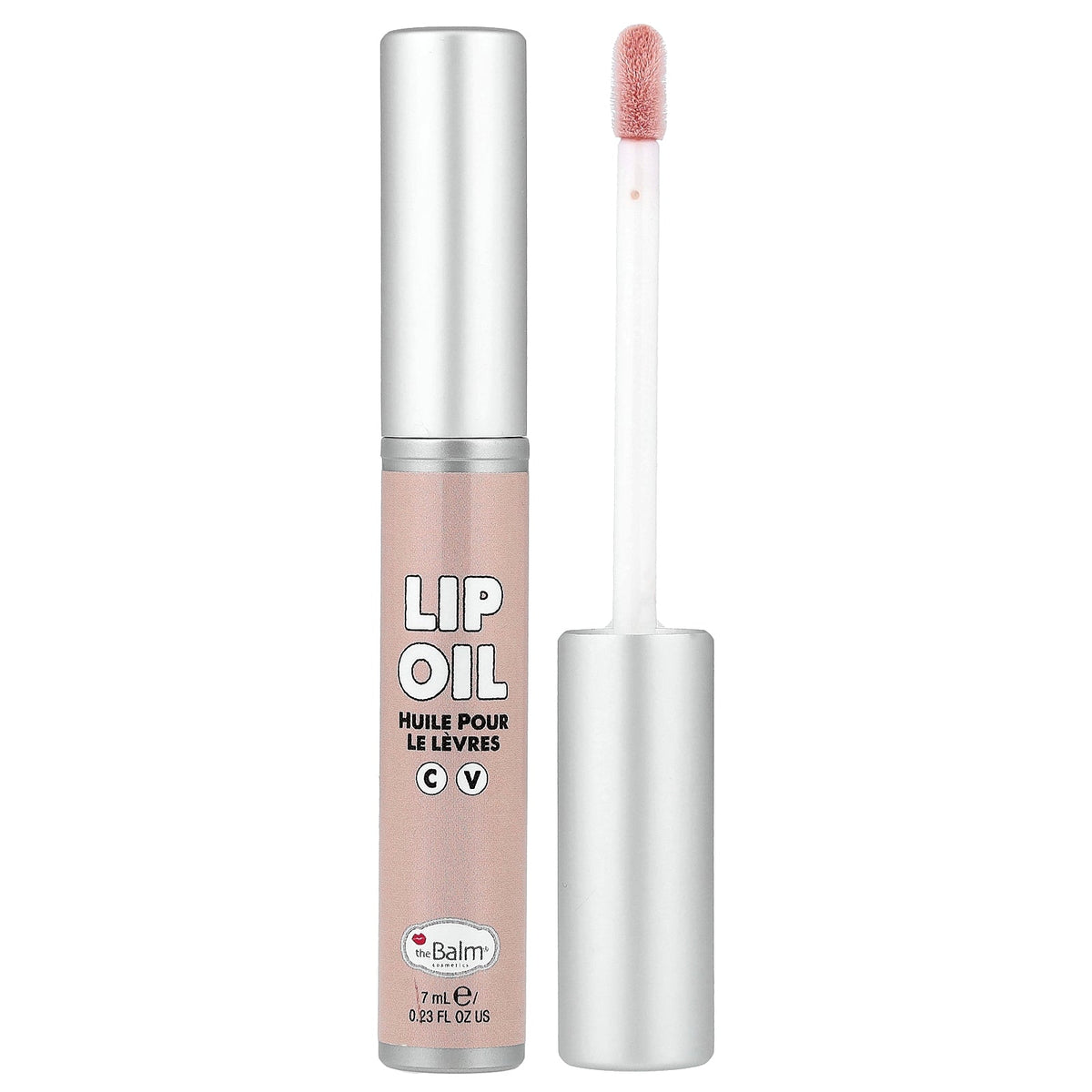 theBalm Cosmetics, Lip Oil, Nude Not Crude, 0.23 fl oz (7 ml)