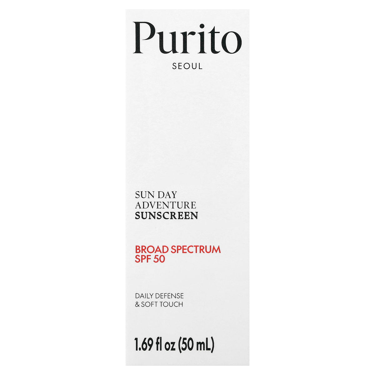 Purito, Sun Day Adventure Sunscreen, SPF 50, 1.69 fl oz (50 ml)