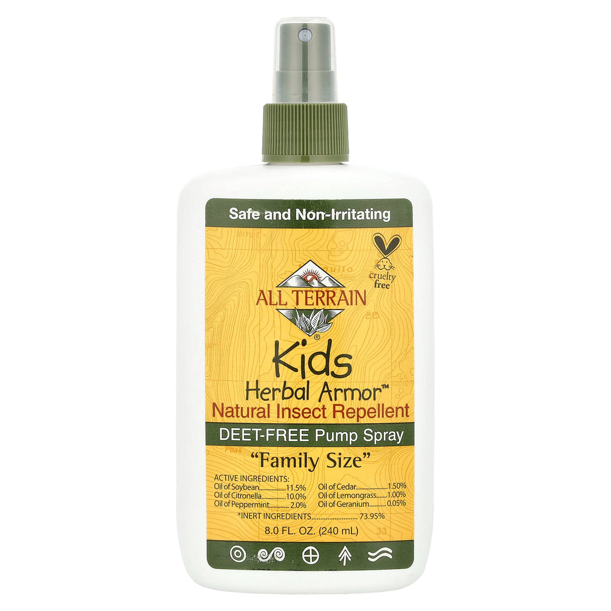 All Terrain, Kids Herbal Armor™, Natural Insect Repellent, 8 fl oz (240 ml)