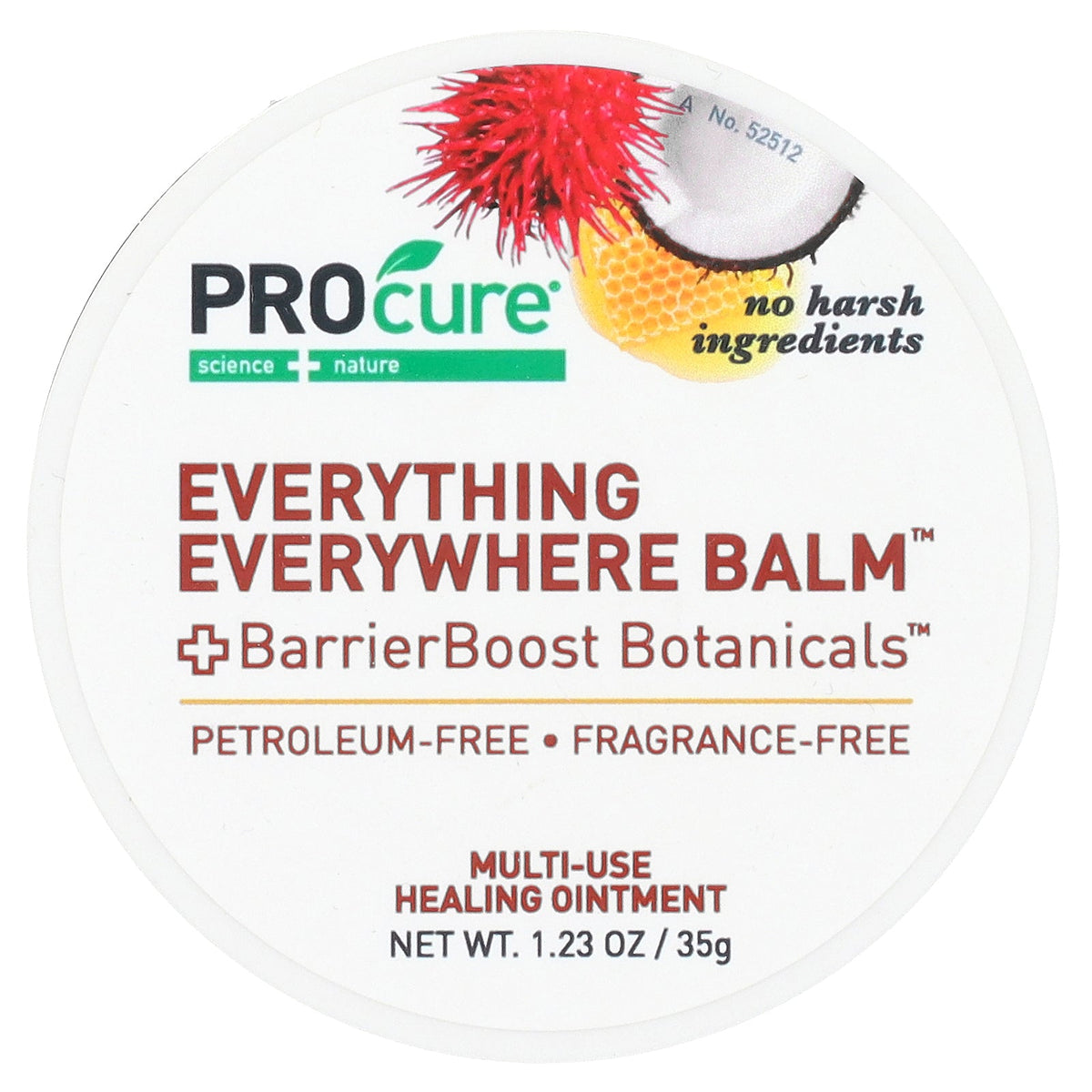 Procure, Everything Everywhere Balm, Fragrance-Free, 1.23 oz (35 g)