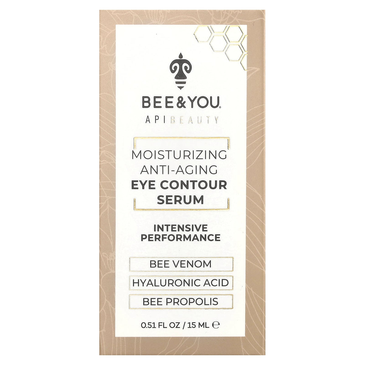 Bee & You, Moisturizing Anti-Aging Eye Contour Serum, 0.51 fl oz (15 ml)