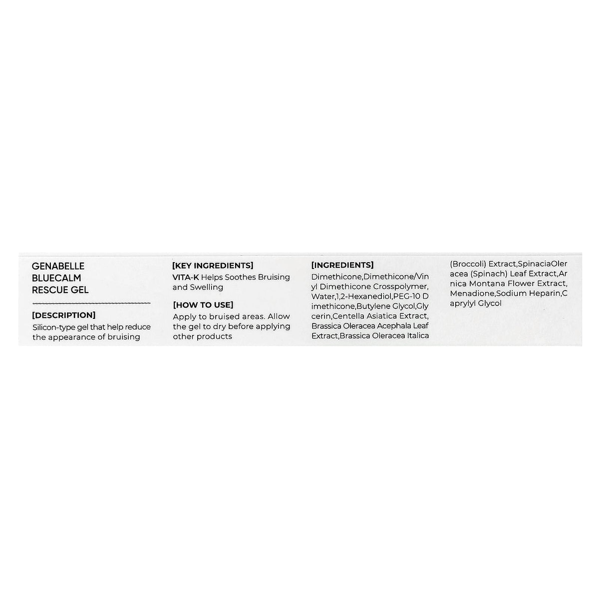 Genabelle, Bluecalm Rescue Gel , 0.33 fl oz (10 ml)