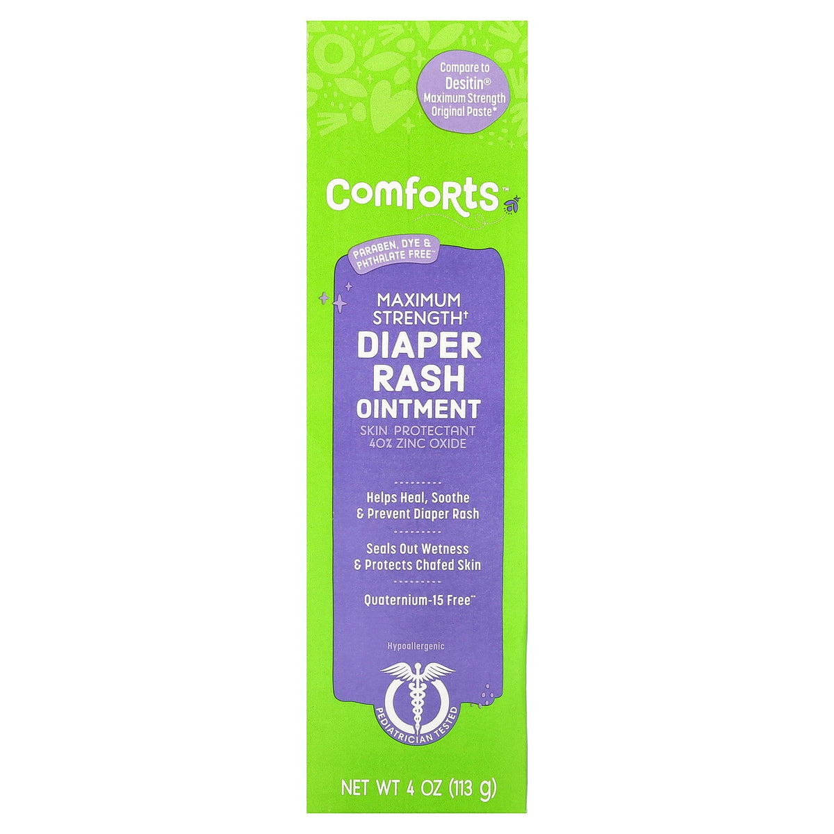 Comforts, Diaper Rash Ointment, 4 oz (113 g)