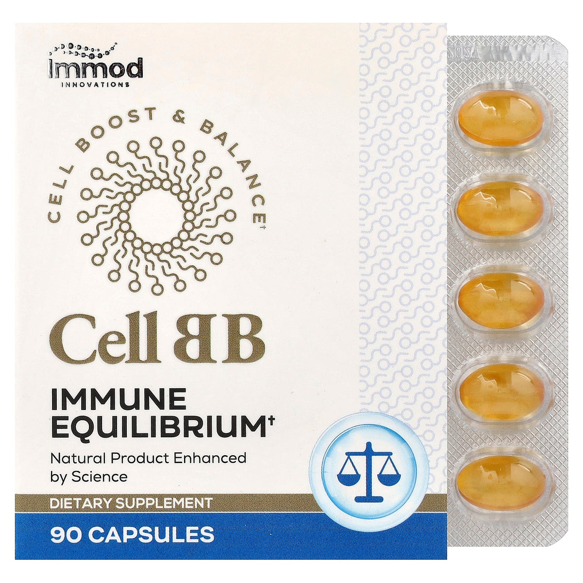 CellBB, Immune Equilibrium, 90 Capsules (150 mg per Capsule)