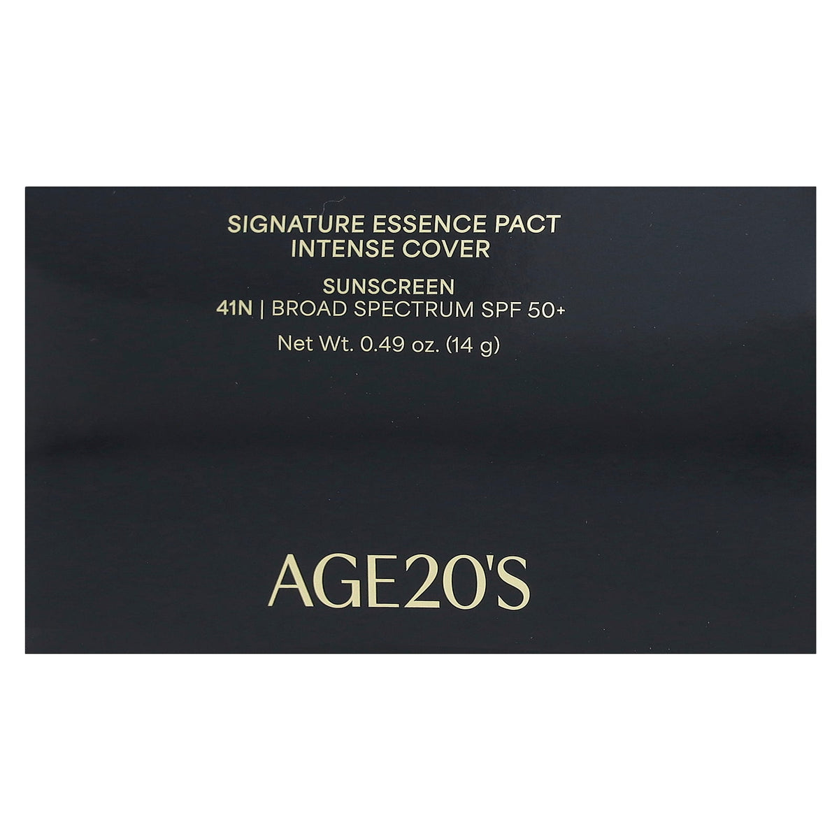 AGE20'S, Signature Essence Pact, Intense Cover, SPF 50+, 41N, 0.49 oz (14 g)