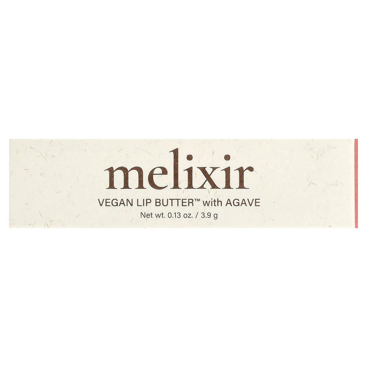 Melixir, Vegan Lip Butter™ with Agave, 02 Nude Crumble, 0.13 oz (3.9 g)