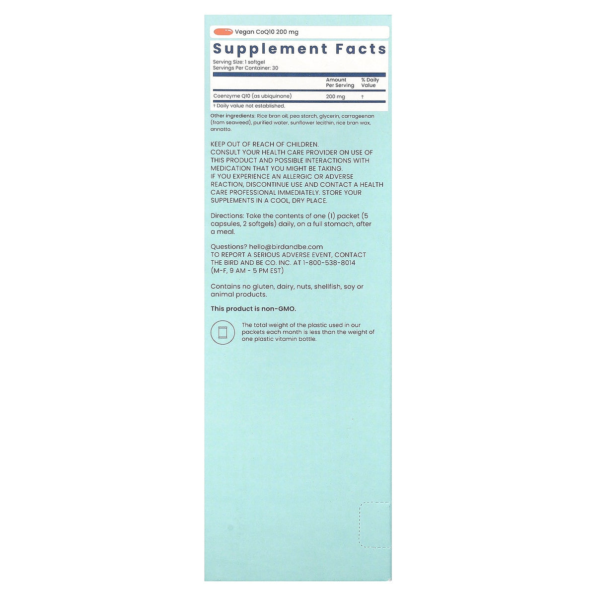Bird&Be, Male Fertility Power Pack, 30 Vegan Packets
