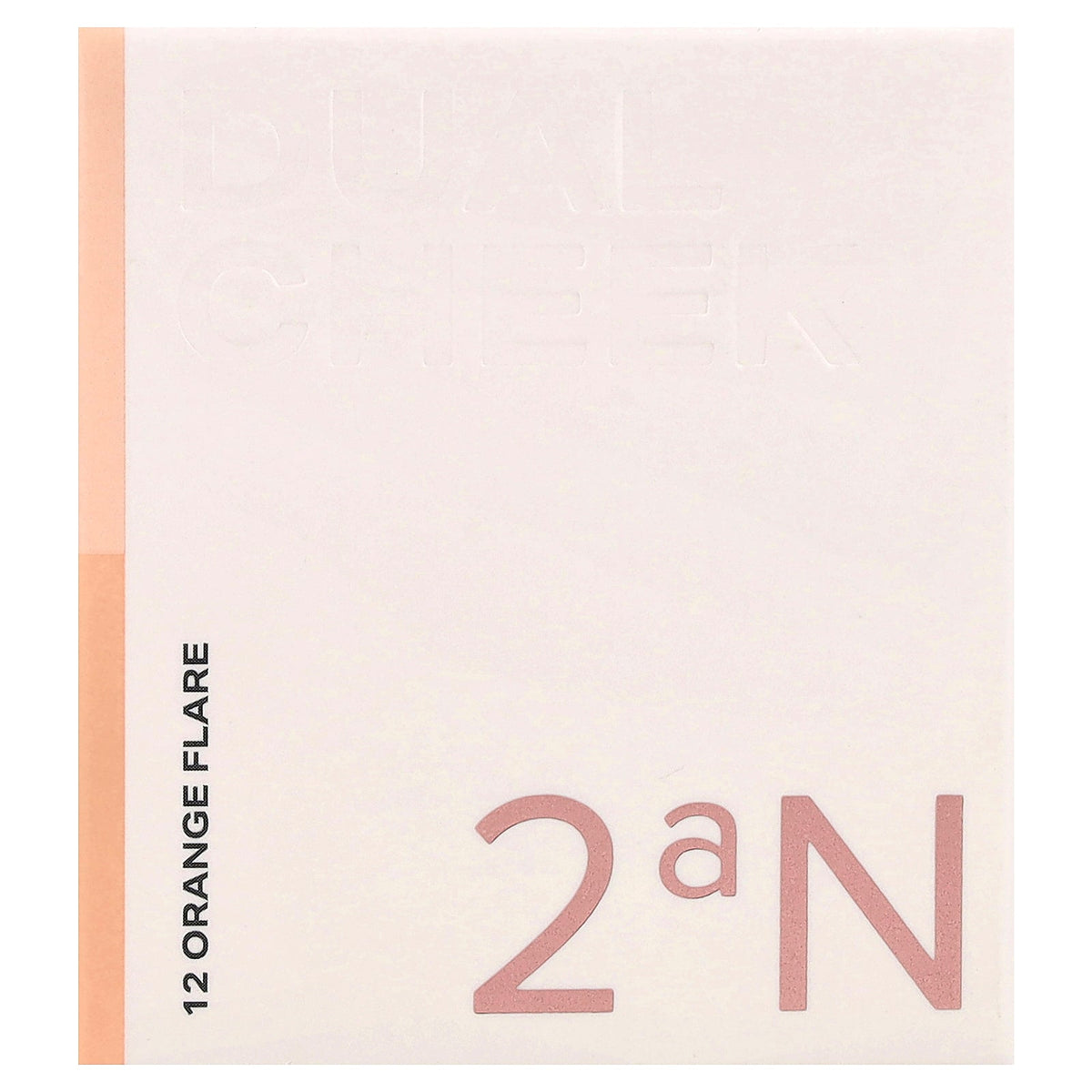 2aN, Dual Cheek, 12 Orange Flare, 7.4 g