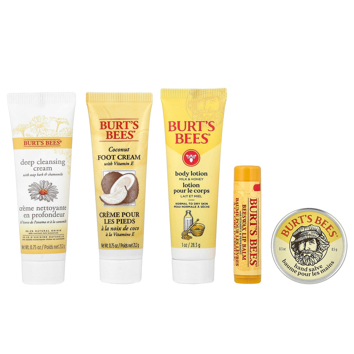 Burt's Bees, Essential Kit, 5 Piece Kit