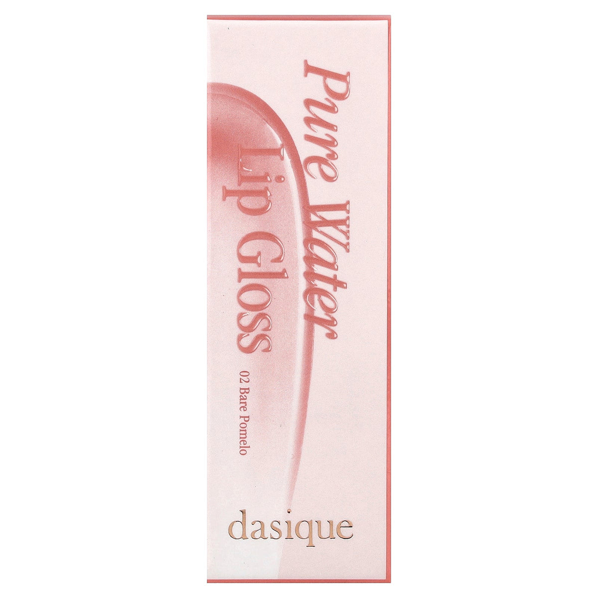 Dasique, Pure Water Lip Gloss, 02 Bare Pomelo, 0.09 oz (2.6 g)