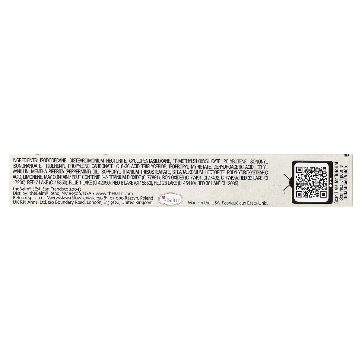 theBalm Cosmetics, Meet Matt(e) Hughes®, Long-Lasting Liquid Lipstick, Sincere, 0.25 fl oz (7.4 ml)