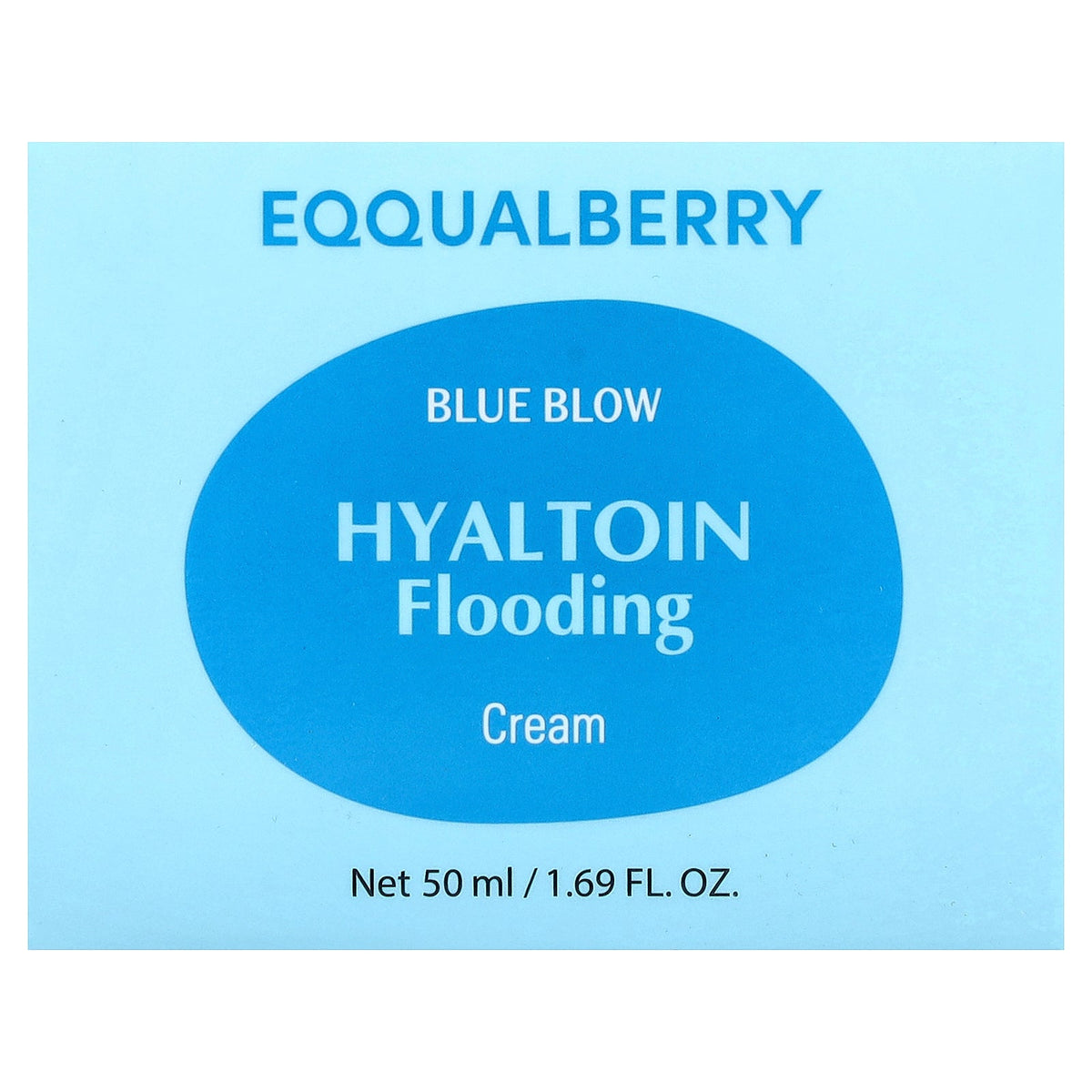 EQQUALBERRY, Blue Blow, Hyaltoin Flooding Cream, 1.69 fl oz (50 ml)