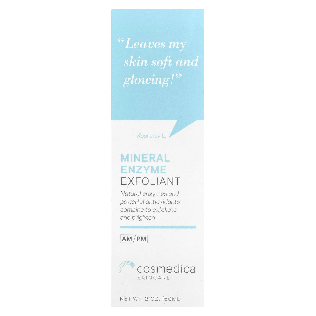 Cosmedica Skincare, Mineral Enzyme Exfoliant, 2 oz (60 ml)