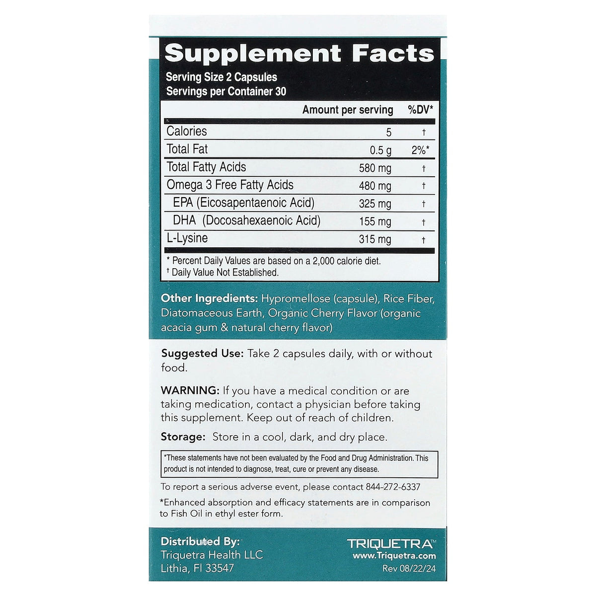 Triquetra, SoActive Omega 3®, 60 Capsules