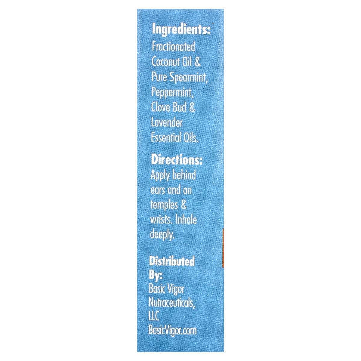 Basic Vigor, Nausea Relief Roll-On, 0.33 oz (10 ml)