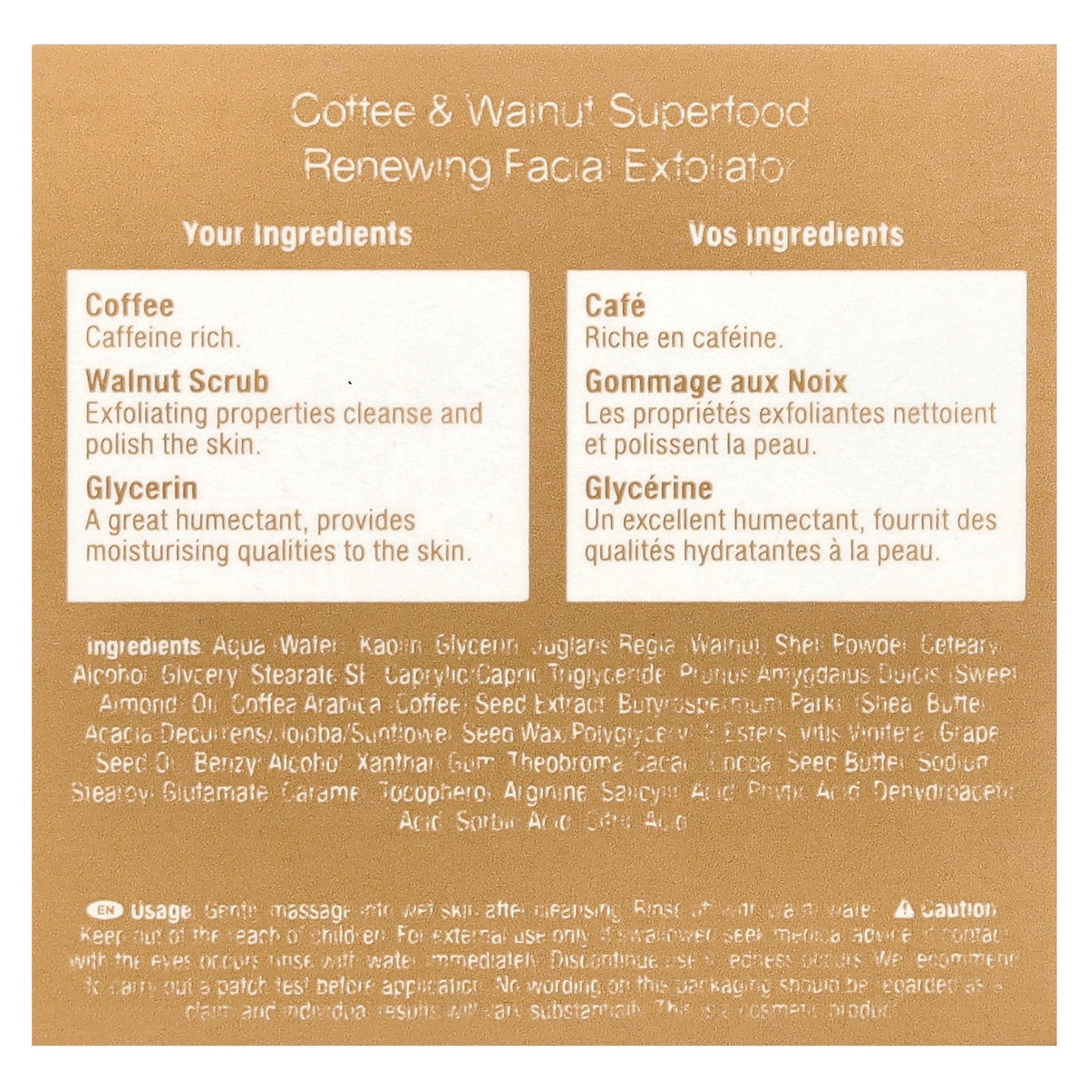 Dr. Botanicals, Coffee & Walnut Superfood Renewing Facial Exfoliator, 2 fl oz (60 ml)