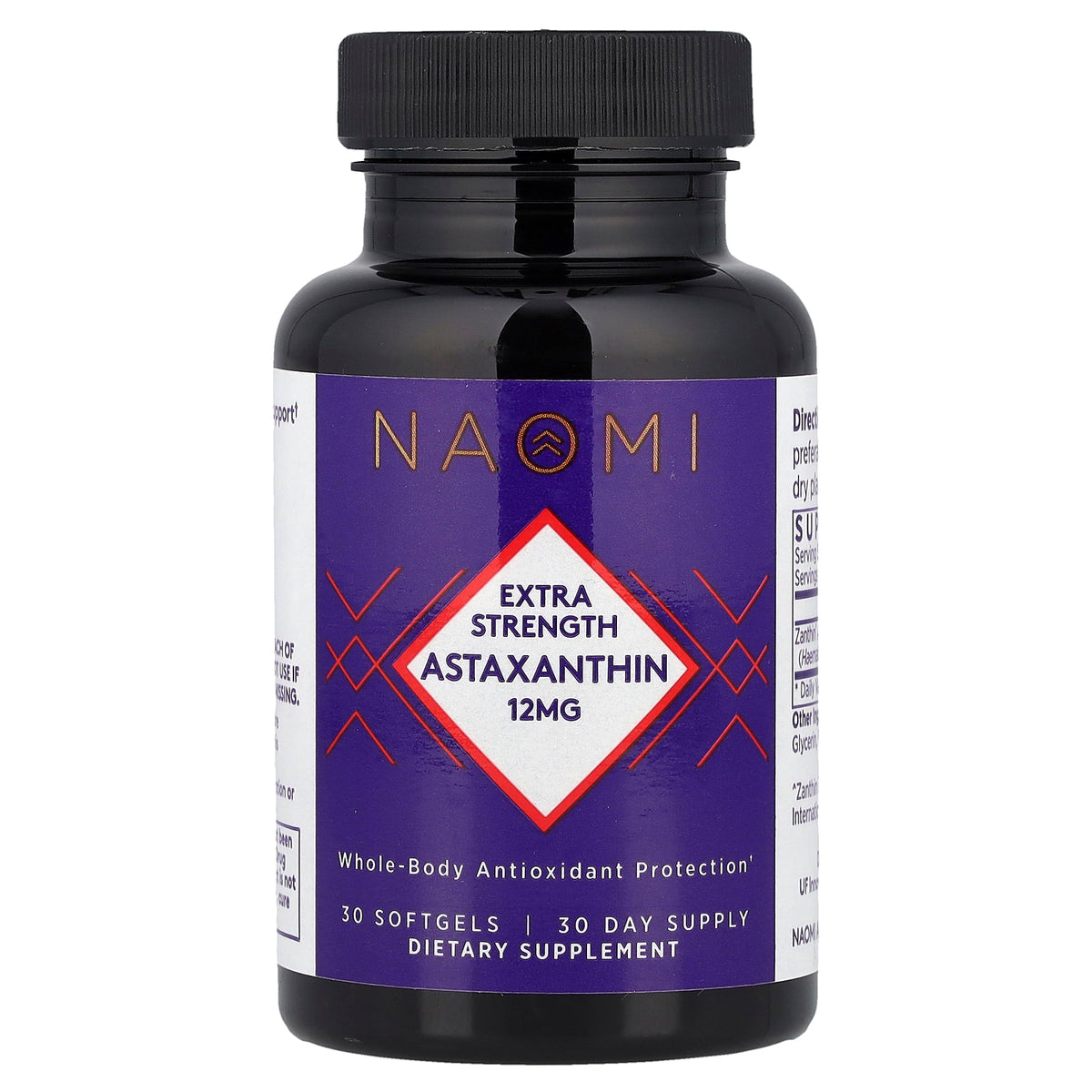 NAOMI, Astaxanthin, 12 mg, 30 Softgels