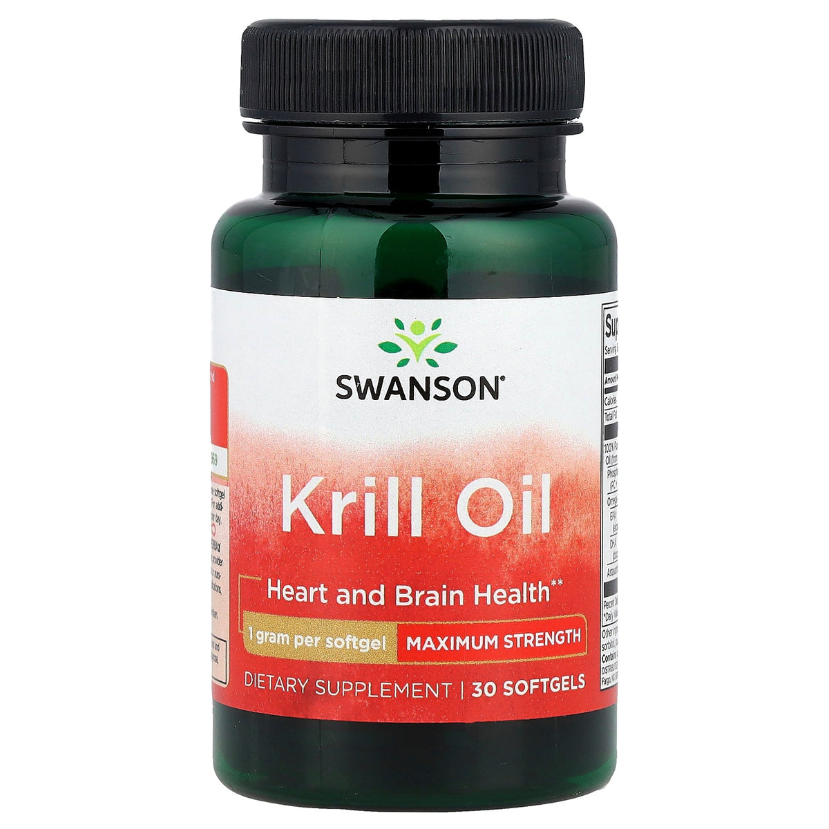 Swanson Vitamins, Krill Oil, Maximum Strength, 30 Softgels