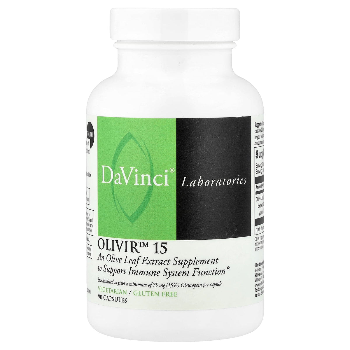 DaVinci Laboratories, Olivir™15, 90 Capsules