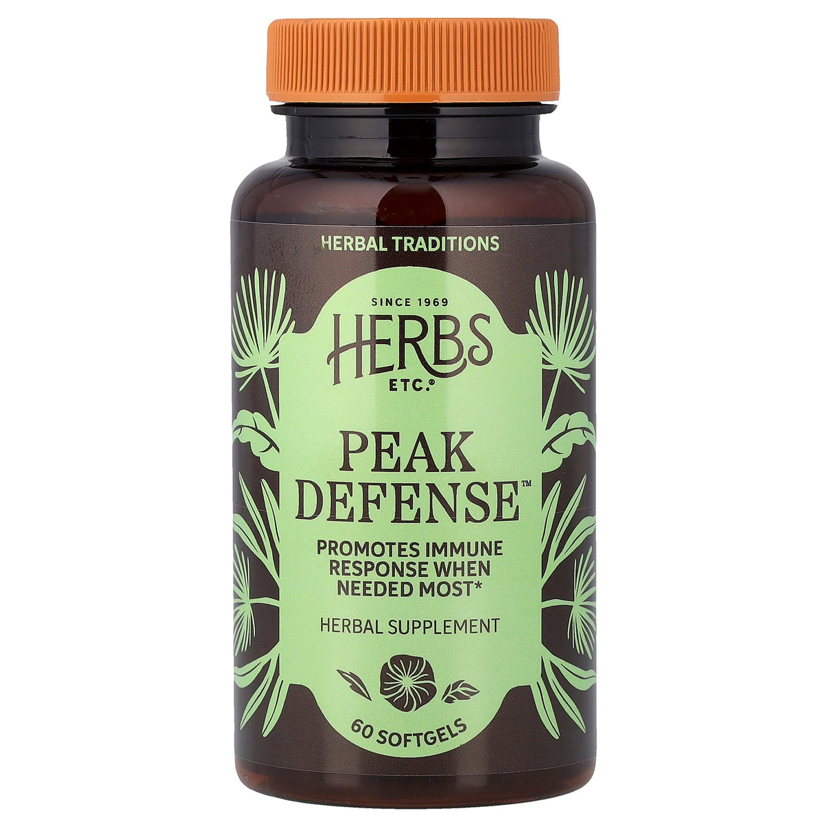 Herbs Etc., Peak Defense™, 60 Softgels