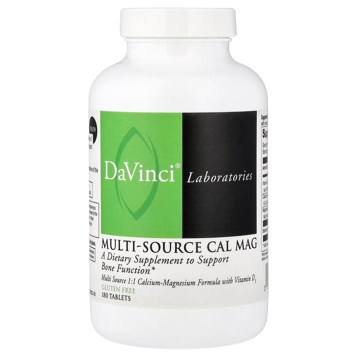 DaVinci Laboratories, Multi-Source Cal Mag, 180 Tablets