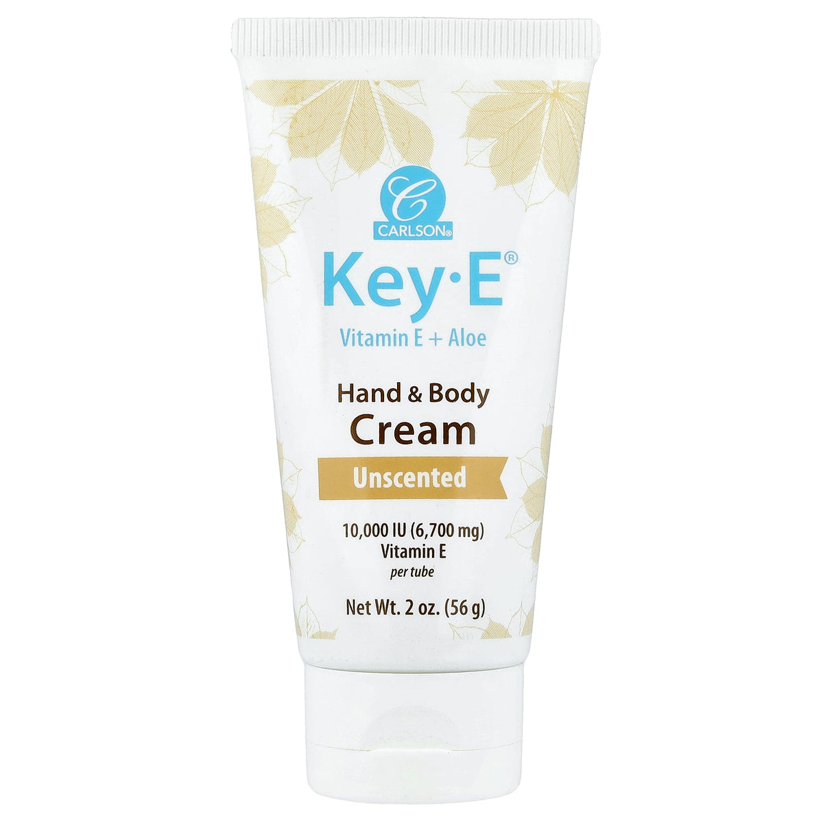 Carlson, Key-E®, Hand & Body Cream, Unscented, 2 oz (56 g)