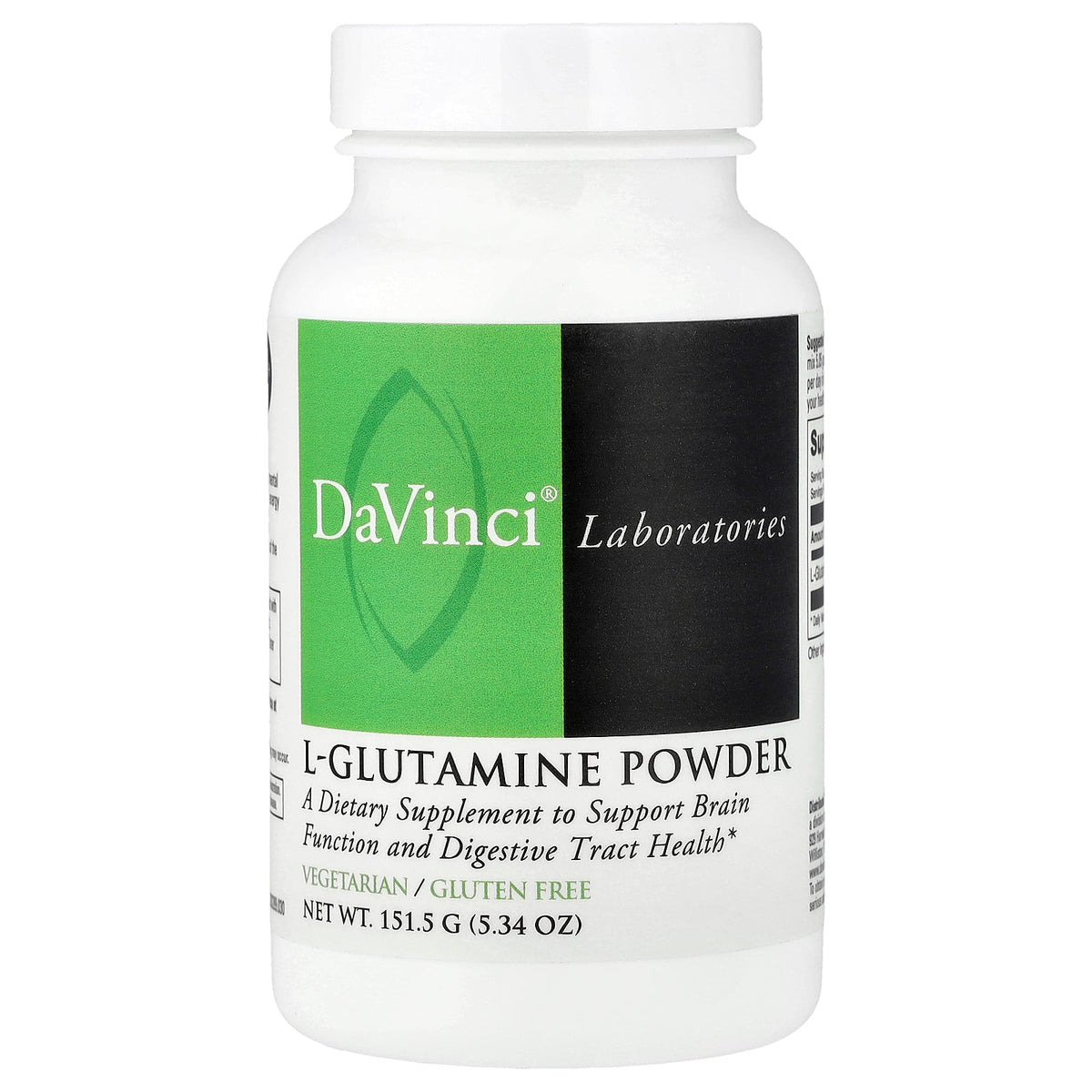 DaVinci Laboratories, L-Glutamine Powder, 5.34 oz (151.5 g)