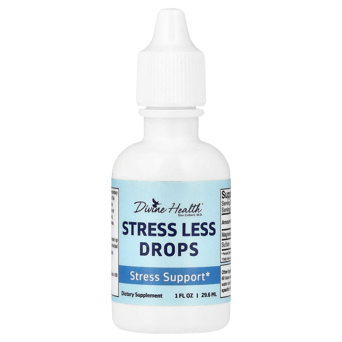Divine Health, Stress Less Drops , 1 fl oz (29.6 ml)