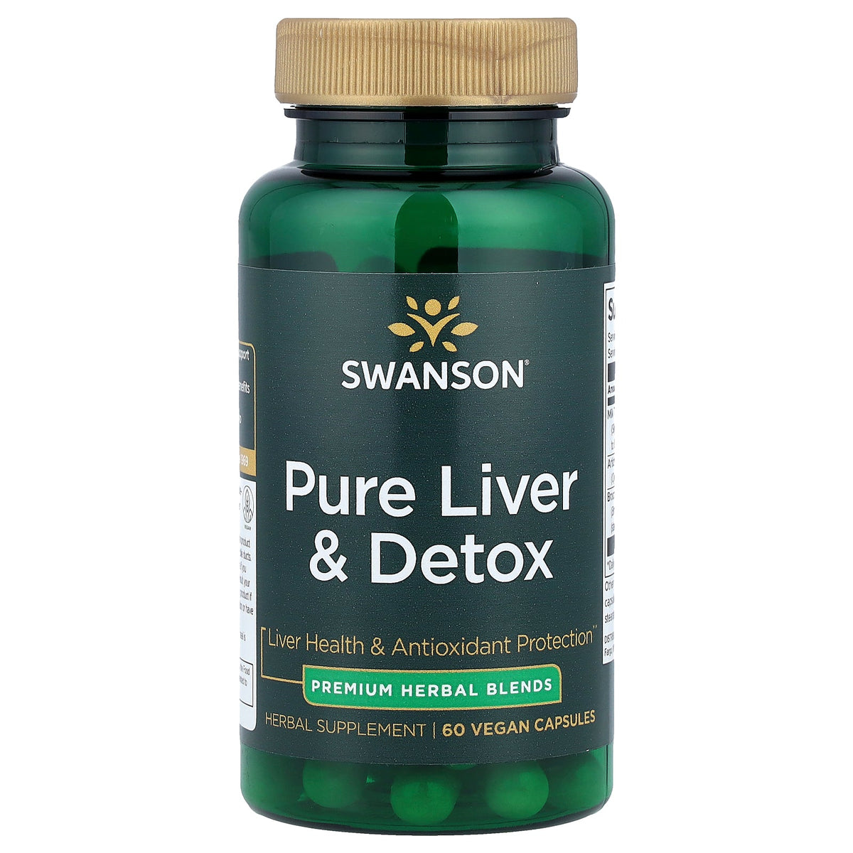 Swanson Vitamins, Pure Liver & Detox, 60 Vegan Capsules