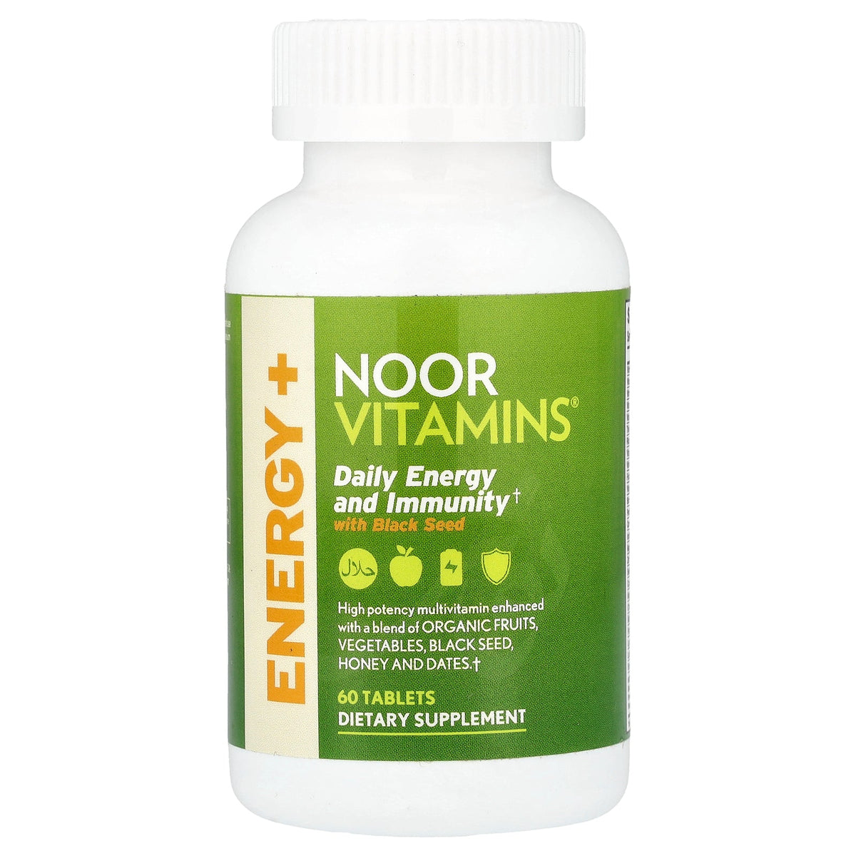 Noor Vitamins, Daily Energy and Immunity with Black Seed , 60 Tablets