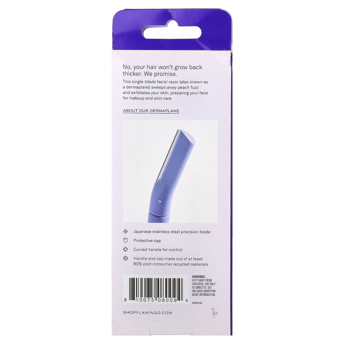 Flamingo, Disposable Dermaplane Razors, 3 Razors