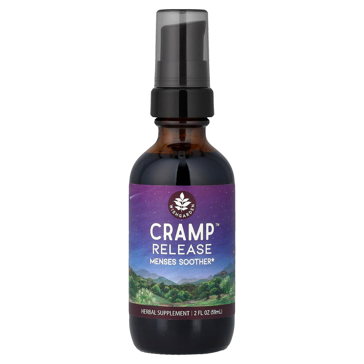 WishGarden Herbs, Cramp™ Release, Menses Soother, 2 fl oz (59 ml)