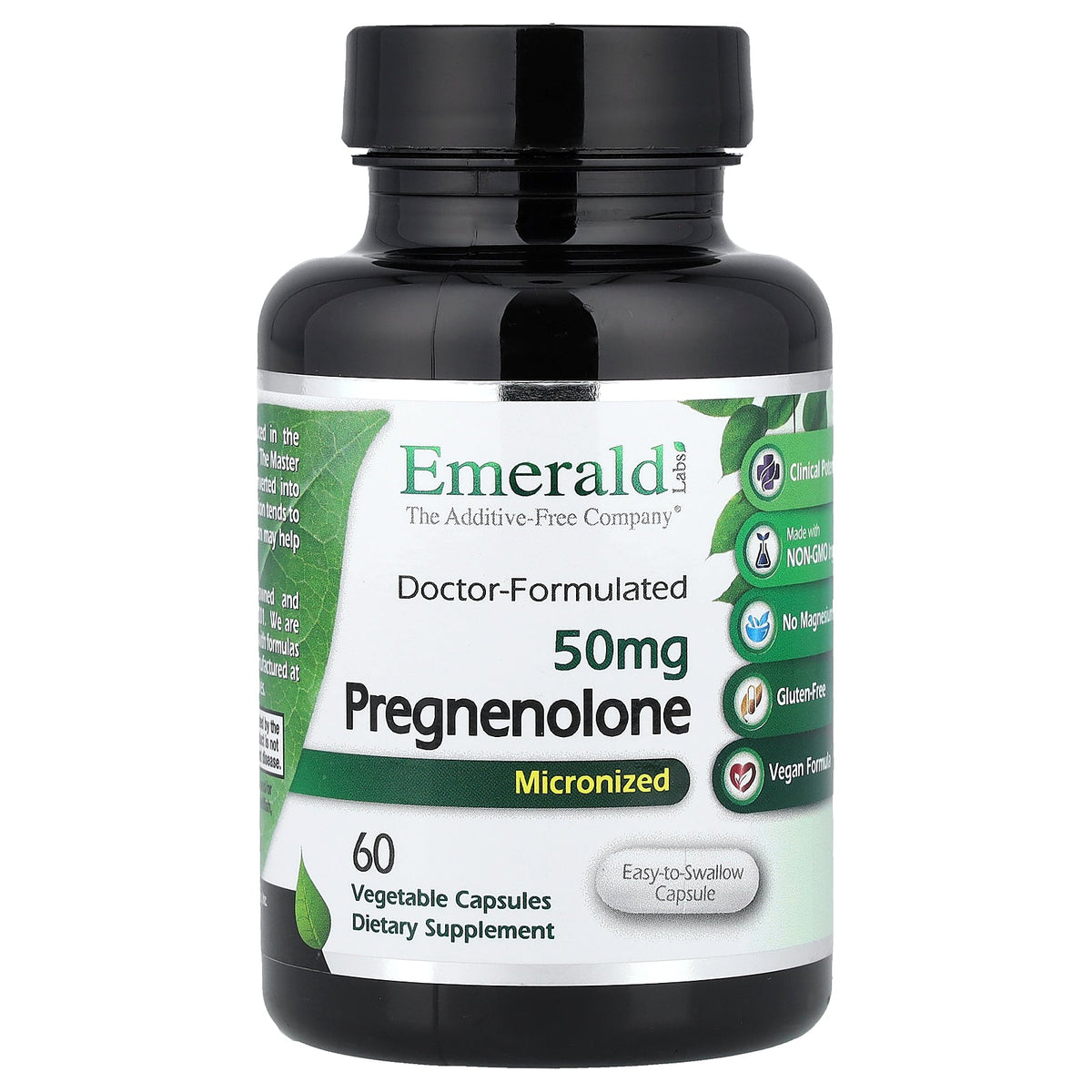 Emerald Laboratories, Pregnenolone, 60 Vegetable Capsules