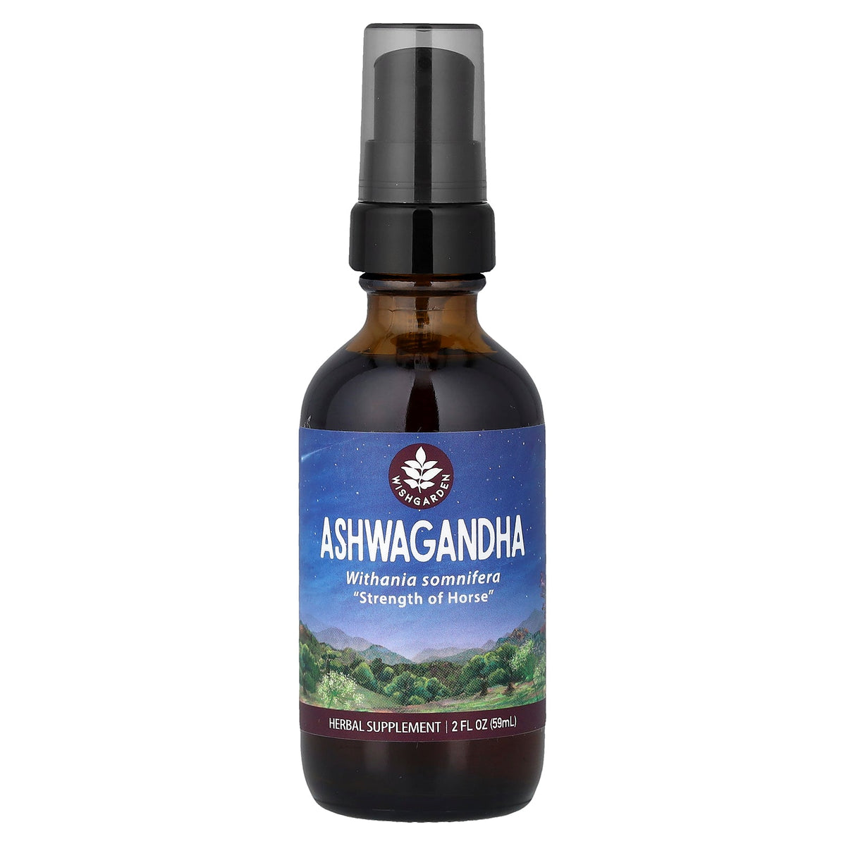 WishGarden Herbs, Ashwagandha, 2 fl oz (59 ml)