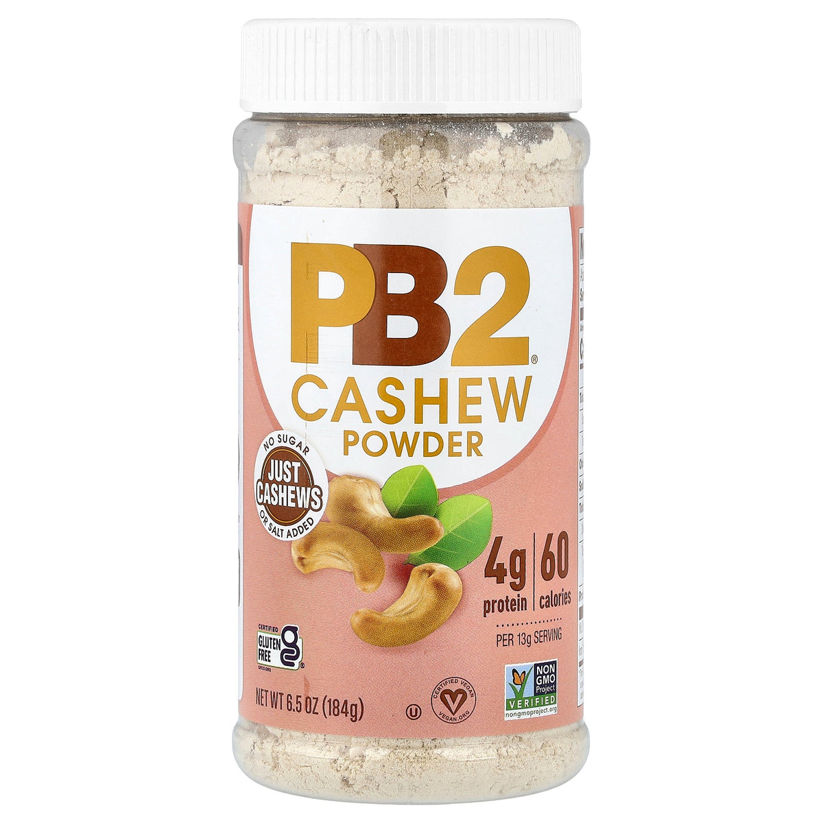 PB2 Foods, Cashew Powder, 6.5 oz (184 g)