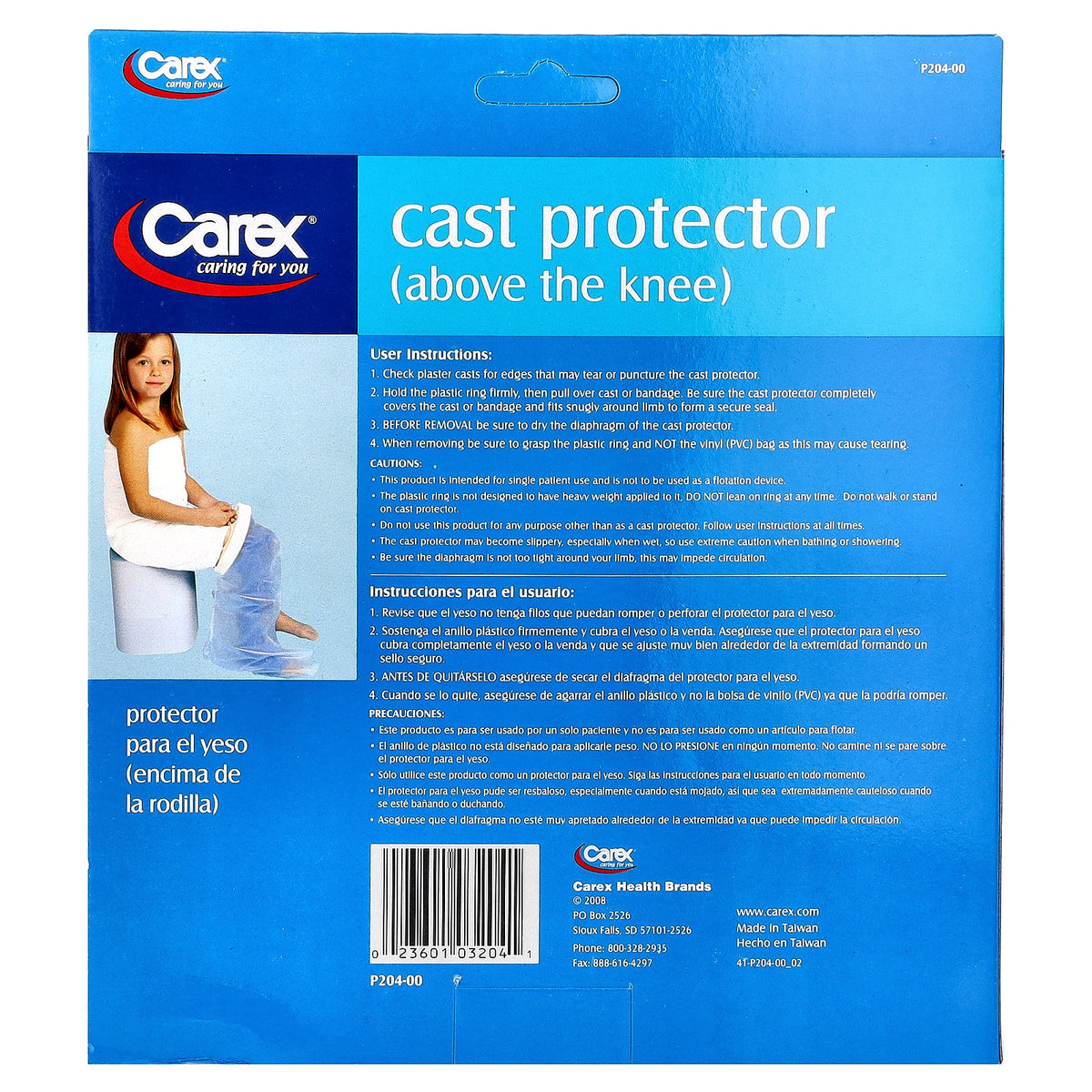 Carex, Cast Protector, Above The Knee, 1 Protector