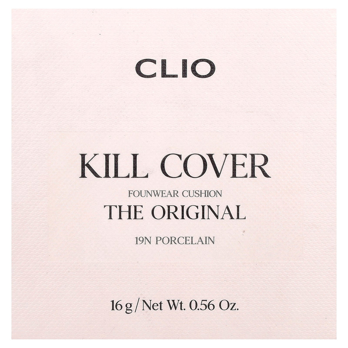 Clio, Kill Cover FounWear Cushion 19N Porcelain, 0.56 oz (16 g)