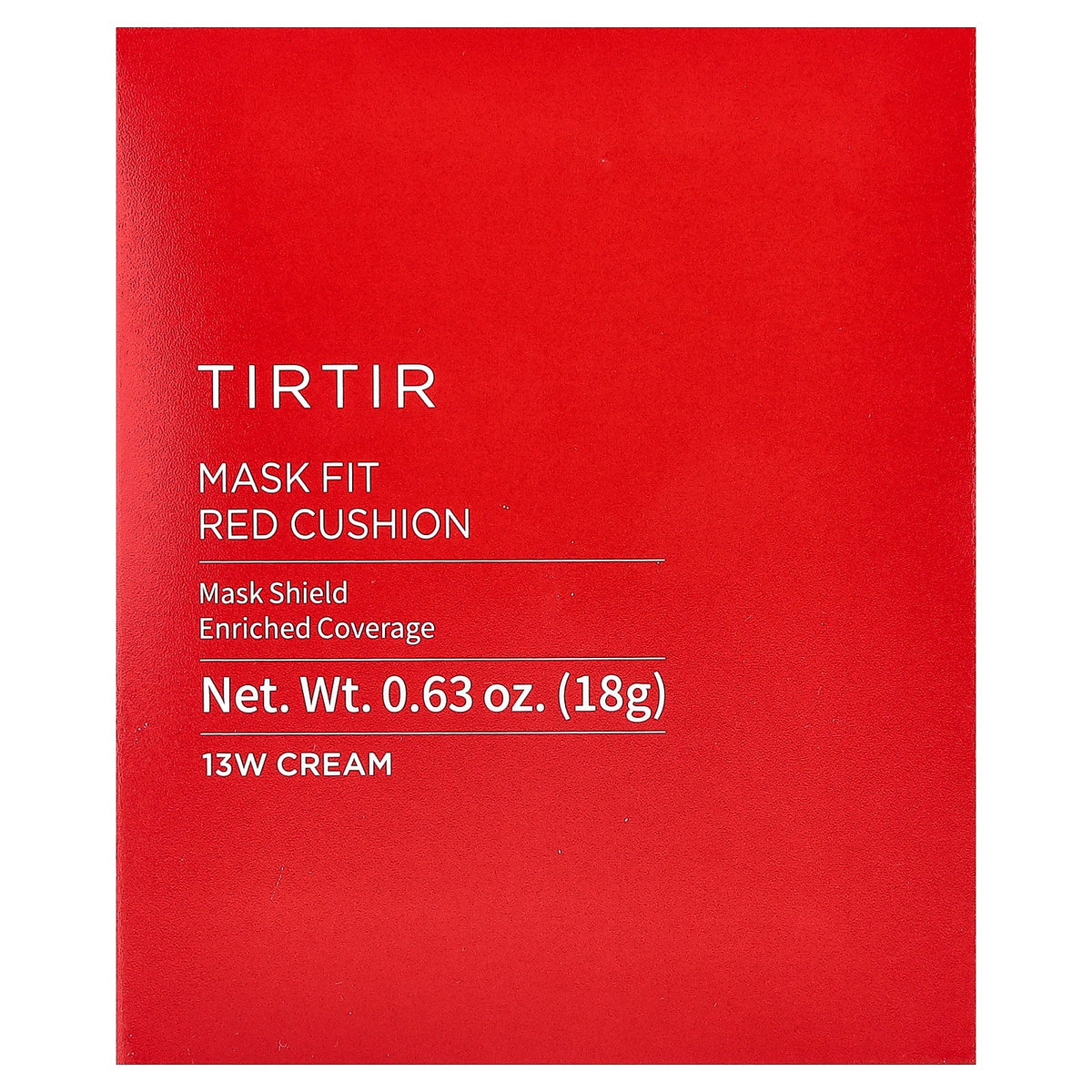 TIRTIR, Mask Fit Red Cushion, 13W Cream, 0.63 oz (18 g)