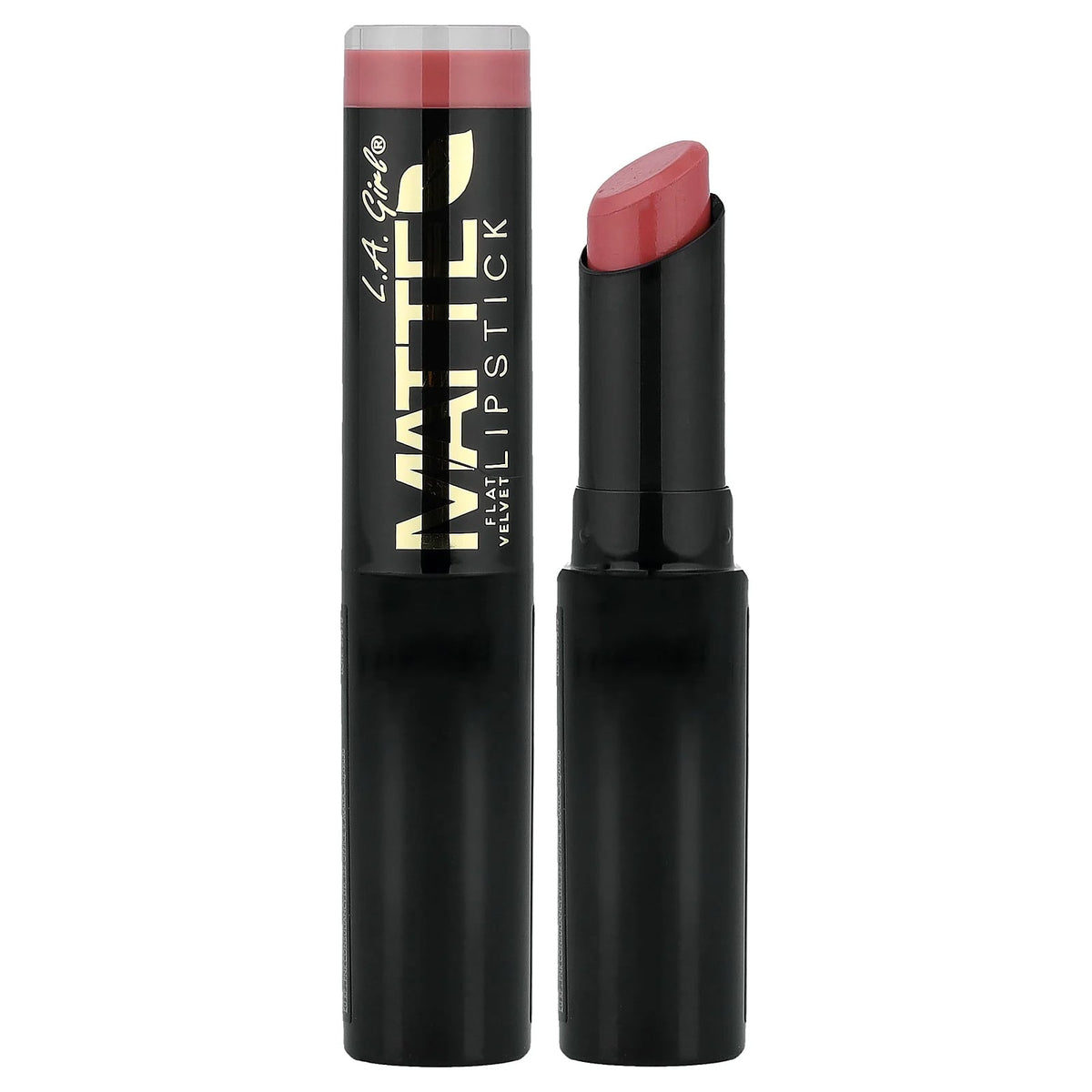 L.A. Girl, Matte Flat Velvet Lipstick, GLC812 Snuggle, 0.1 oz (3 g)